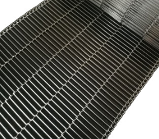 Food Grade Flat 304 Stainless Steel Woven Wire Mesh Conveyor Belt Untuk Memanggang Roti