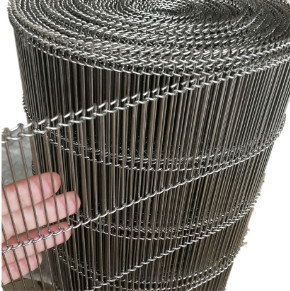 Sabuk Konveyor Telur Stainless Steel Datar Disesuaikan Wire Mesh