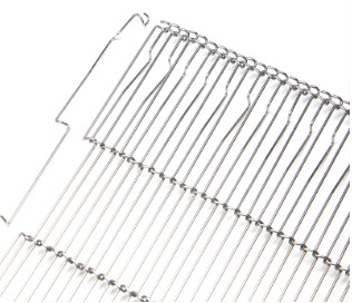 Yisen 304 Stainless Steel B Tipe Oven Conveyor Belt Disesuaikan