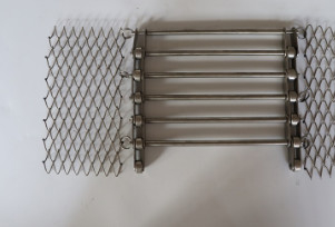 OEM SS304 Kawat Stainless Steel Mesh Belt Conveyor