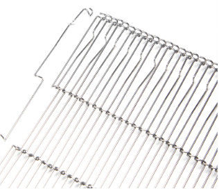 kualitas  Yisen 304 Stainless Steel B Type Oven Conveyor Belt Customized Pabrik