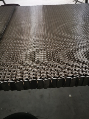 Sabuk Konveyor Herringbone Stainless Steel Dutch Weave Wire Mesh