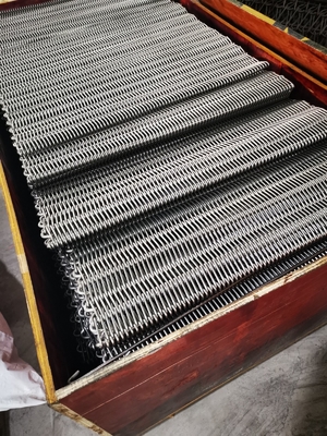 304 Stainless Steel Seimbang Sabuk Pengolahan Makanan Menenun Untuk Telur