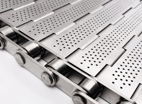 304 Stainless Steel Spiral Wire Food Mesh Belt Mesh Untuk Chain Link Conveyor