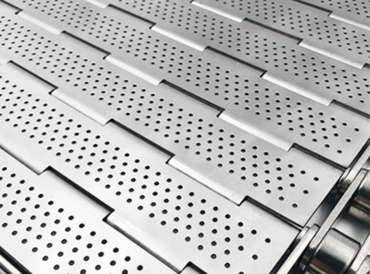 304 Stainless Steel Spiral Wire Food Mesh Belt Mesh Untuk Chain Link Conveyor