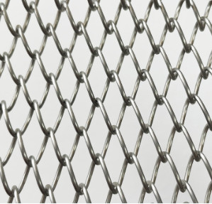 Galvanis Stainless Steel Chain Link Diamond Mesh Steel Plate untuk Conveyor Belts