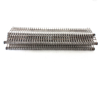 Flat Metal Stainless Steel Eye Link Conveyor Belt Wire Mesh Untuk Oven
