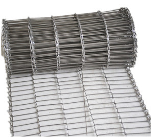 Sabuk Konveyor Telur Stainless Steel Datar Disesuaikan Wire Mesh