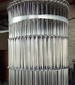 Sabuk Konveyor Telur Stainless Steel Datar Disesuaikan Wire Mesh