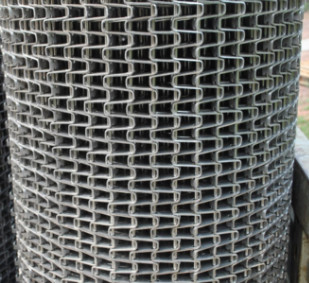 Sabuk Konveyor Stainless Steel Disesuaikan 25mm Wire Mesh