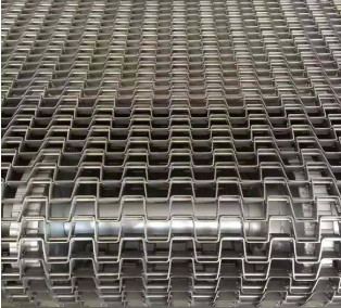 Sabuk Konveyor Stainless Steel Disesuaikan 25mm Wire Mesh