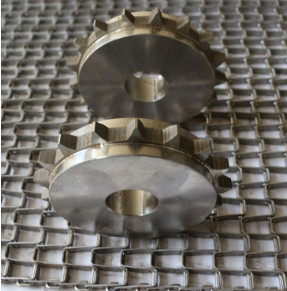 Sabuk Rantai Wire Mesh Datar 316SS yang Kuat Untuk Konveyor