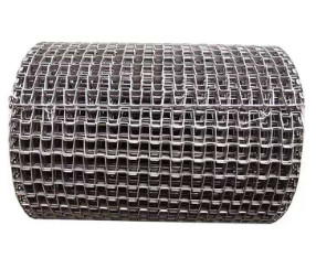 Sabuk Rantai Wire Mesh Datar 316SS yang Kuat Untuk Konveyor