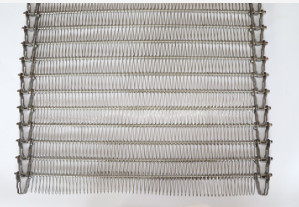 Stainless Steel Wire Link Herringbone Conveyor Belt Untuk Sushi