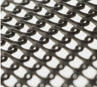 Gulungan mesh rantai Stainless Steel menghubungkan sabuk konveyor kawat untuk oven biskuit