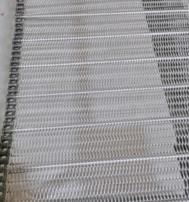 Disesuaikan Food Grade 304 SS Wire Mesh Conveyor Belt Metal Chain Link