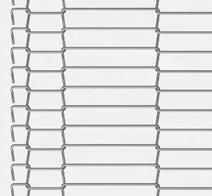 Flat Flex SS Wire Mesh Belt metal Untuk Cooling Cake Conveyor