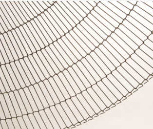 Flat Flex SS Wire Mesh Belt metal Untuk Cooling Cake Conveyor