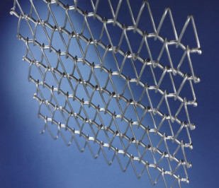 316 Stainless Steel Seimbang Weave Net Conveyor Belt Wire Mesh