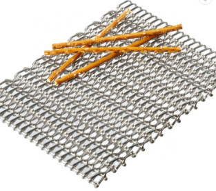316 Stainless Steel Seimbang Weave Net Conveyor Belt Wire Mesh