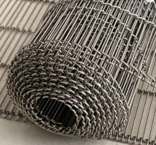 Sabuk Konveyor Pizza Oven Stainless Steel Wire Mesh