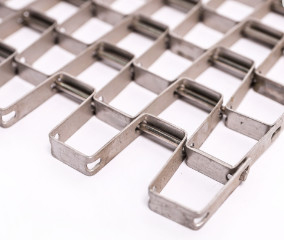 Galvanis Horseshoe Berengsel Stainless Steel Conveyor Belt Wire Net
