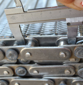 304 Stainless Steel Seimbang Sabuk Pengolahan Makanan Menenun Untuk Telur