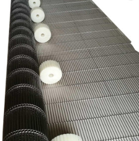 SUS316L Stainless Steel Conveyable Conveyor Belt Fabrikasi Kawat Mesh