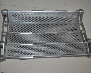 Pelat Rantai Logam Stainless Steel Wire Mesh Conveyor Belt Untuk Industri Chip