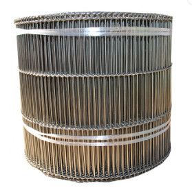 316 Stainless Steel Flat Flex Assembly Line Conveyor Belt Untuk Pengiriman Makanan