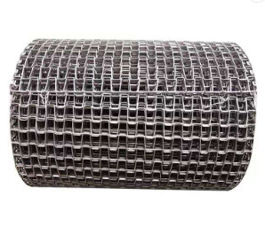 Industri Flat Wire Stainless Steel Conveyor Belt Chain Mesh Untuk Jalur Perakitan