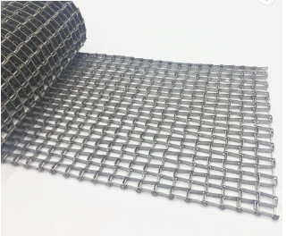 Kawat Sabuk Konveyor Stainless Steel Honeycomb galvanis Untuk Memanggang Atau Mengeringkan