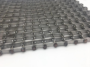 Kawat Sabuk Konveyor Stainless Steel Honeycomb galvanis Untuk Memanggang Atau Mengeringkan