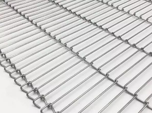Flat Chain Link Oven Conveyor Belt Iron Mesh Untuk Industri Pengolahan Makanan