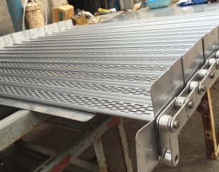 110V 220V Stainless Steel Slat Chain Wire Mesh Conveyor Belt