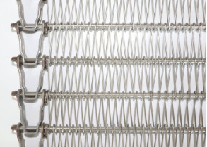 Adjustable Stainless Steel Flat Flex Belt Conveyor Sinter Wire Mesh