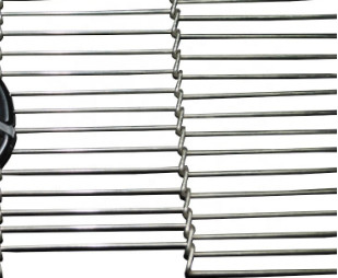 Food Grade SUS304 Pizza Conveyor Belt Flat Flex Metal Wire Mesh