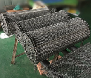 SUS302 Stainless Steel anyaman Spiral Freezer Belt Wire Mesh