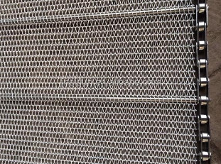 SUS302 Stainless Steel anyaman Spiral Freezer Belt Wire Mesh