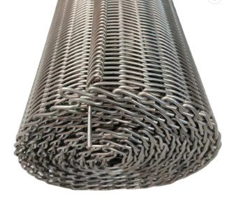 316 Stainless Steel Expanded Metal Diamond Mesh Wire Conveyor Belt Untuk Pengering Baki Telur
