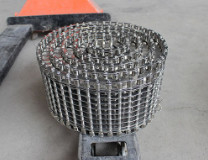 168mm-900mm SS Stainless Steel Conveyor Belt Wire Mesh untuk Dinding Cladding