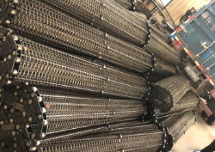 316 Stainless Steel Diamond Shape Metal Mesh 3.4 Expanded Metal Lath Conveyor Belts