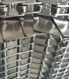 Expanded SS Flat Diamond Mesh Metal Sheet Wire Untuk Conveyor Belt