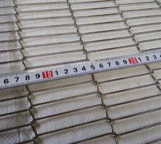 Flat Flex 304 Stainless Steel Food Conveyor Belt Wire Mesh
