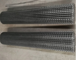 Flat Flex Enrobe Stainless Steel Conveyor Belt Wire Mesh Untuk Toko Roti