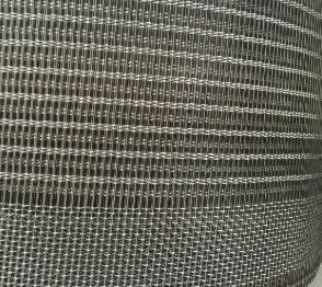 Ladder Link Iron Galvanized Welded Wire Mesh Conveyor Belt