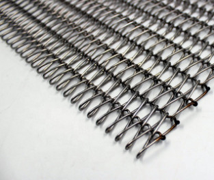 Stainless Steel Balanced Weave Flat Wire Conveyor Belt Systems Untuk Industri Makanan
