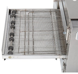 Pizza Oven 316 Stainless Steel Wire Conveyor Food Mesh Belt Untuk Memanggang