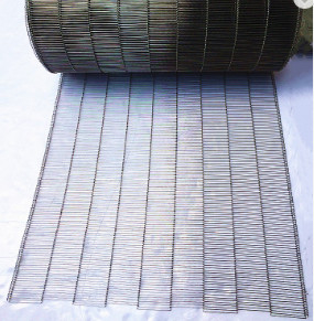 Food Grade 304 Flat Flex Wire Mesh Belt Untuk Konveyor Pabrik Cokelat