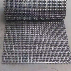Belt Konveyor Industri Makanan Wire Mesh Flat GI Tugas Berat